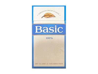 Basic(硬蓝100S)价格表一览 Basic(硬蓝100S)多少钱一盒2024？-迪卡香烟