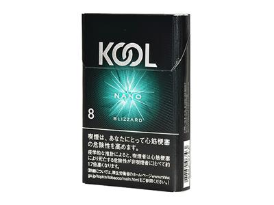 KOOL(NANO BLIZZRD MENTHOL 8mg细支日版)价格表和图片KOOL(NANO BLIZZRD MENTHOL 8mg细支日版)多少钱一盒2024？