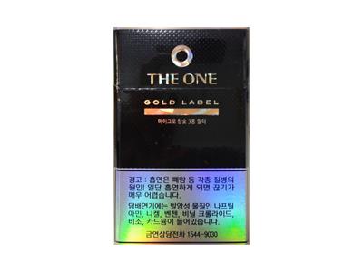 THE ONE(金标)多少钱一盒2024？THE ONE(金标)什么价格？-烟架子