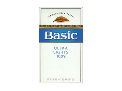 Basic(柔顺醇厚 极淡味美版100S)价格表一览 Basic(柔顺醇厚 极淡味美版100S)价格表图一览表-迪卡香烟